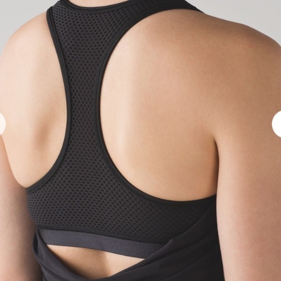 Lululemon Fit Physique Tank Black / Suited Print White Black Size 4 - Picture 10 of 15